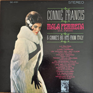 Connie Francis - Mala Femmena = Evil Woman & Connie's Big Hits From Italy - 1963