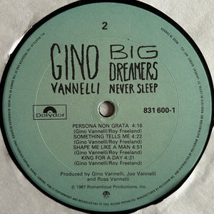 Gino Vannelli - Big Dreamers Never Sleep
