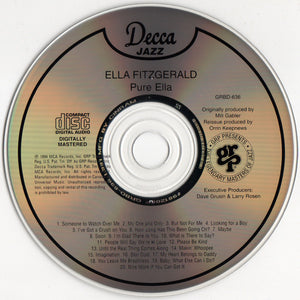 Ella Fitzgerald - Pure Ella (CD) -