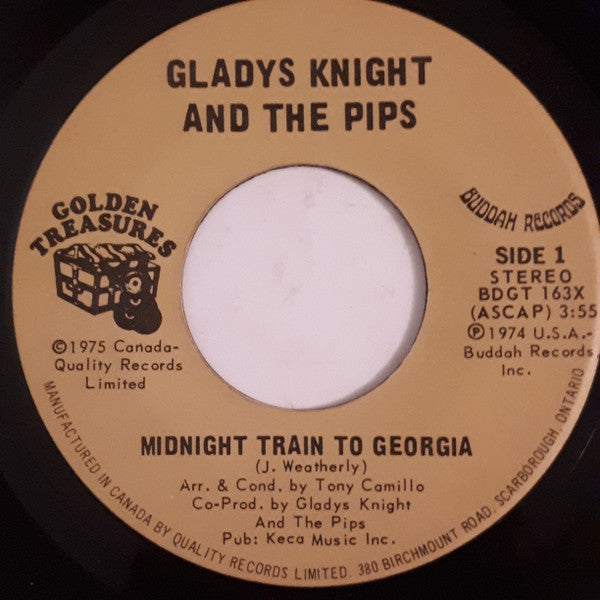 Gladys Knight And The Pips - Midnight Train To Georgia / Window Raising Granny -