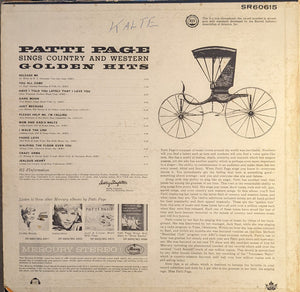 Patti Page - Patti Page Sings Country And Western Golden Hits -