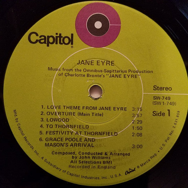 John Williams (4) - Jane Eyre