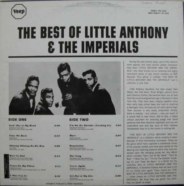 Little Anthony & The Imperials - The Best Of Little Anthony & The Imperials -