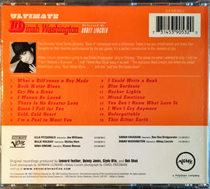 Dinah Washington Selected By Abbey Lincoln - Ultimate Dinah Washington (CD) - 1997