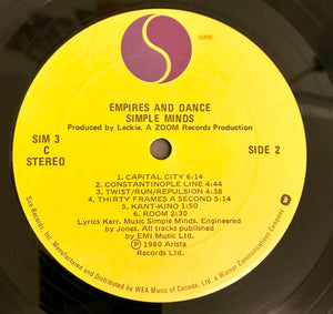 Simple Minds - Empires And Dance - 1981