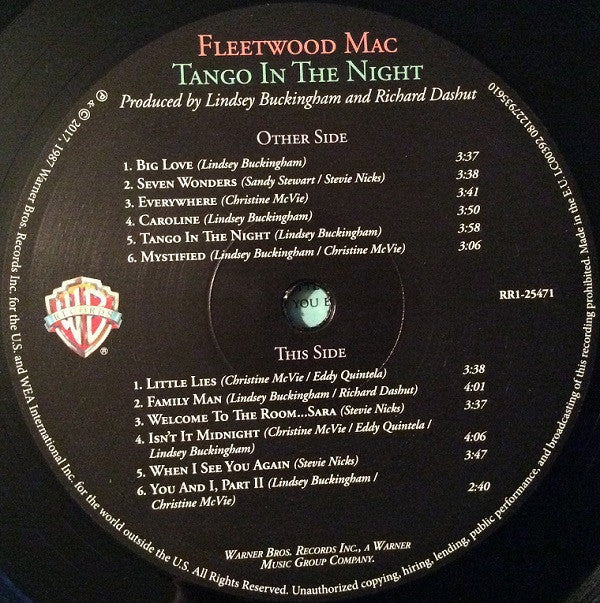 Fleetwood Mac - Tango In The Night