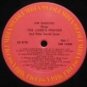 Jim Nabors - Jim Nabors Sings The Lord's Prayer And Other Sacred Songs -