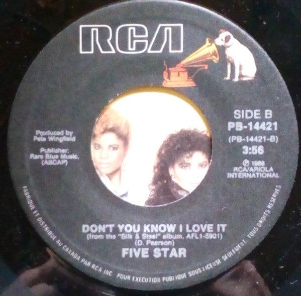 Five Star - Can't Wait Another Minute - 1986