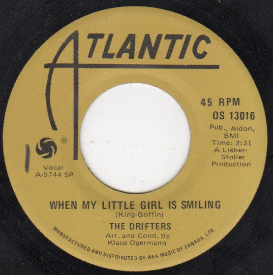 Drifters, The - When My Little Girl Is Smiling / Save The Last Dance For Me -