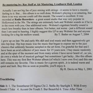 Ben Webster - The Warm Moods Vinyl Record