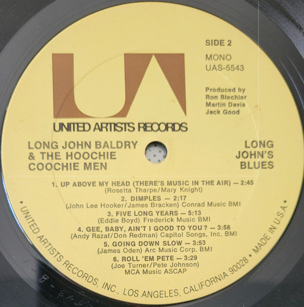 Long John Baldry And Hoochie Coochie Men, The - Long John's Blues - 1971