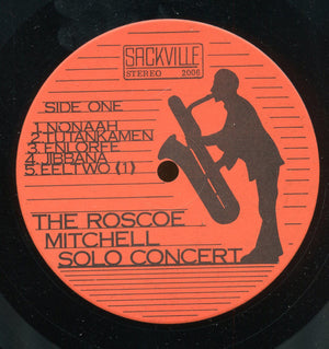 Roscoe Mitchell - The Roscoe Mitchell Solo Saxophone Concerts - 1974