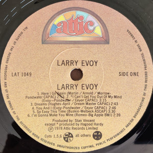 Larry Evoy - Larry Evoy - 1978