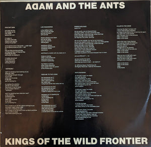 Adam And The Ants - Kings Of The Wild Frontier - 1981