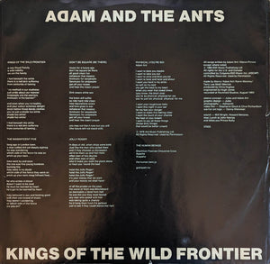 Adam And The Ants - Kings Of The Wild Frontier - 1981