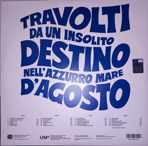 Piero Piccioni - Travolti Da Un Insolito Destino Nell'Azzurro Mare D'Agosto (Colonna Sonora Originale) - 2024