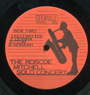 Roscoe Mitchell - The Roscoe Mitchell Solo Saxophone Concerts - 1974