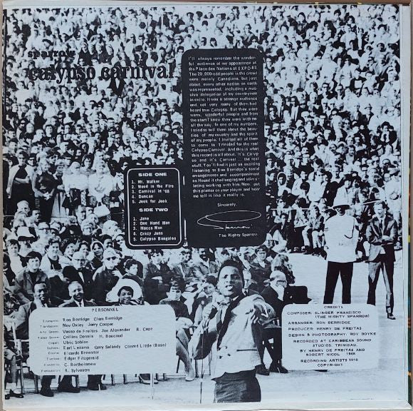 Mighty Sparrow - Calypso Carnival