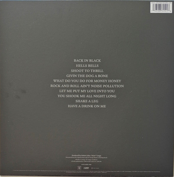 AC/DC - Back In Black - 2024