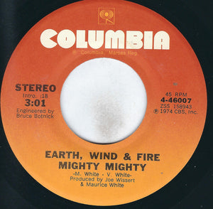 Earth, Wind & Fire - Mighty Mighty / Drum Song - 1974
