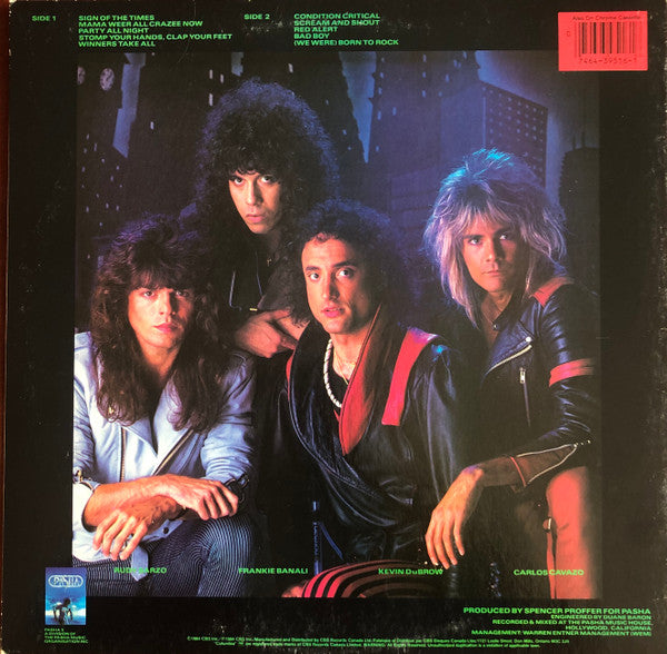 Quiet Riot - Condition Critical - 1984