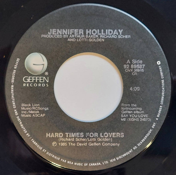 Jennifer Holliday - Hard Times For Lovers - 1985