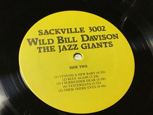 Jazz Giants (6), The Featuring Wild Bill Davison, Buzzy Drootin, Herb Hall, Claude Hopkins, Benny Morton, Arvell Shaw - The Jazz Giants -