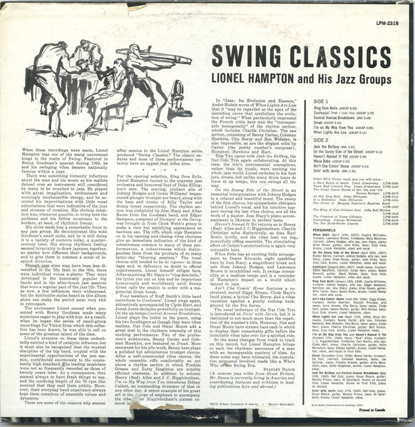 Lionel Hampton - Swing Classics - 1961
