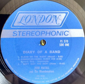 John Mayall - The Diary Of A Band - Selected Highspots From Sixty Hours Of Bluesbreakers Club Recordings
