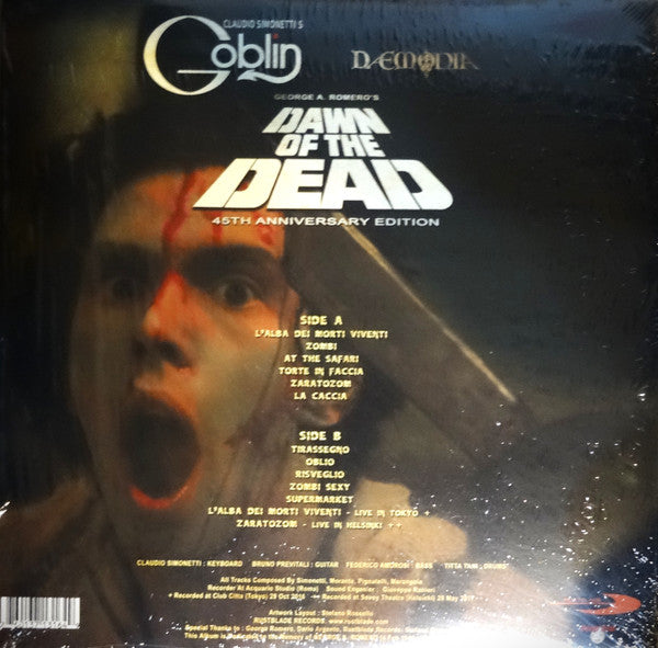 Claudio Simonetti's Goblin, Daemonia - George A. Romero's Dawn Of The Dead - 45th Anniversary Soundtrack - 2023
