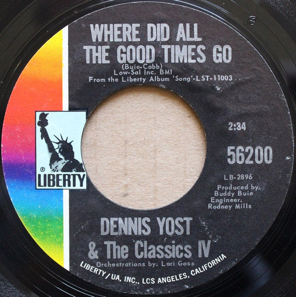 Dennis Yost - Where Did All The Good Times Go / Ain't It The Truth