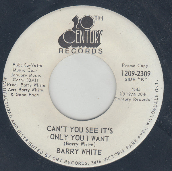 Barry White - Don't Make Me Wait Too Long