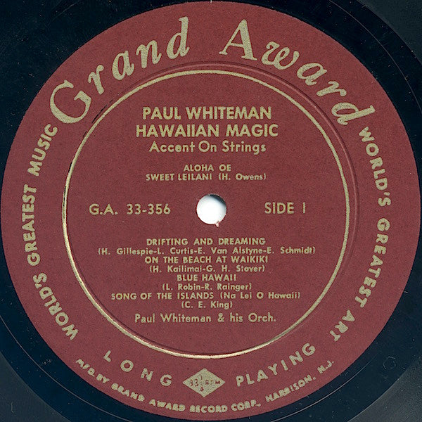 Paul Whiteman And His Orchestra - Hawaiian Magic (Accent On Strings)