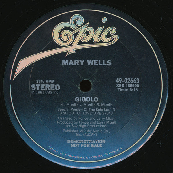 Mary Wells - Gigolo