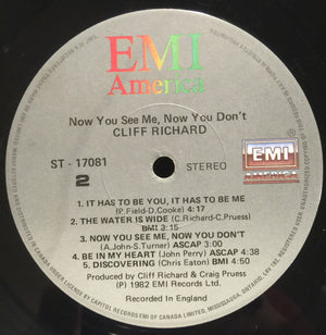 Cliff Richard - Now You See Me... Now You Don't