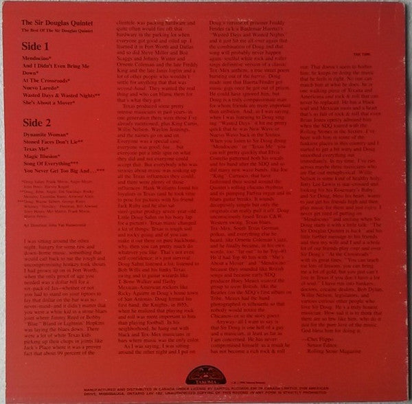 Sir Douglas Quintet - The Best Of The Sir Douglas Quintet