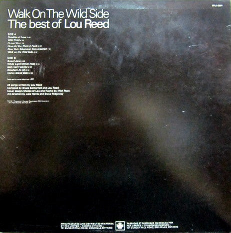 Lou Reed - Walk On The Wild Side - The Best Of Lou Reed - 1977