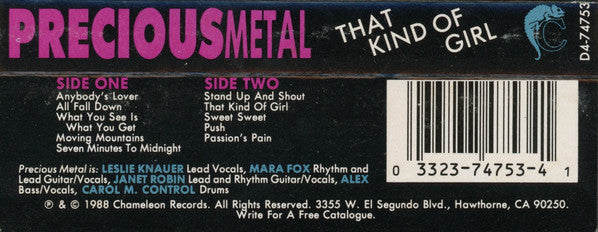 Precious Metal - That Kind Of Girl