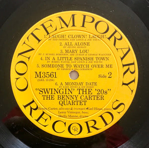 Benny Carter Quartet, The - Swingin' The '20s - 1959