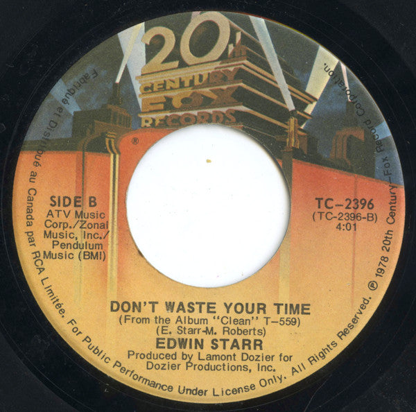 Edwin Starr - Contact / Don't Waste Your Time
