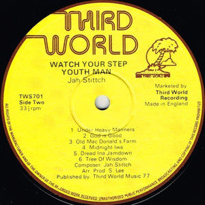 Jah Stitch - Watch Your Step Youthman - 1977