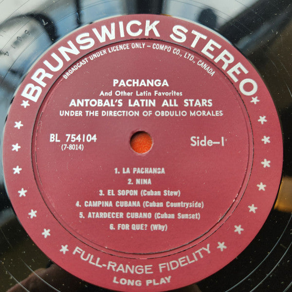 Antobal's Latin All Stars - Pachanga And Other Latin Favorites
