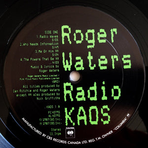 Roger Waters - Radio K.A.O.S. - 1987
