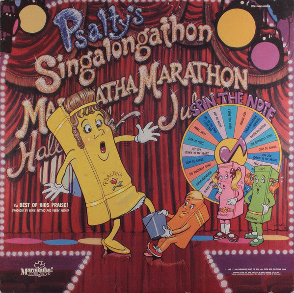 Psalty - Psalty's Singalongathon Maranatha Marathon Hallelujah Jubilee ...The Best Of Kids Praise - 1984
