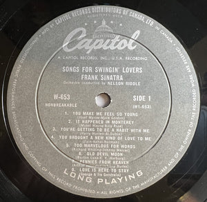 Frank Sinatra - Songs For Swingin' Lovers -