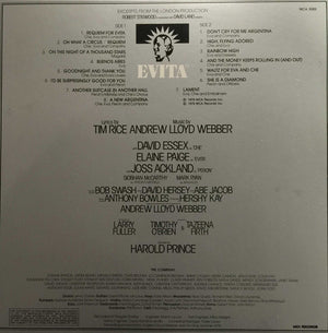 Andrew Lloyd Webber And Tim Rice, David Essex, Elaine Paige, Joss Ackland & Harold Prince - Evita: Original London Cast Recording -