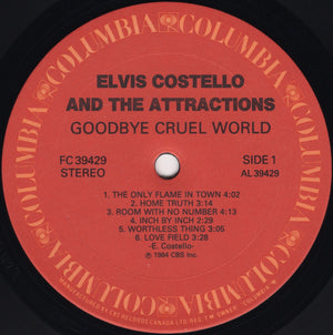 Elvis Costello & The Attractions - Goodbye Cruel World - 1984