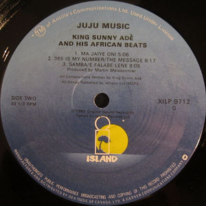 King Sunny Ade & His African Beats - Juju Music - 1982