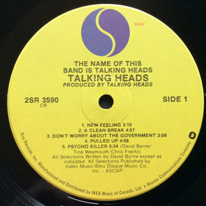 Talking Heads - The Name Of This Band Is Talking Heads - 1982