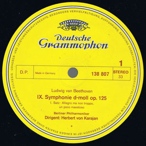 Ludwig van Beethoven - Berliner Philharmoniker / Herbert von Karajan - IX. Symphonie / Symphonie Nr. 8 -